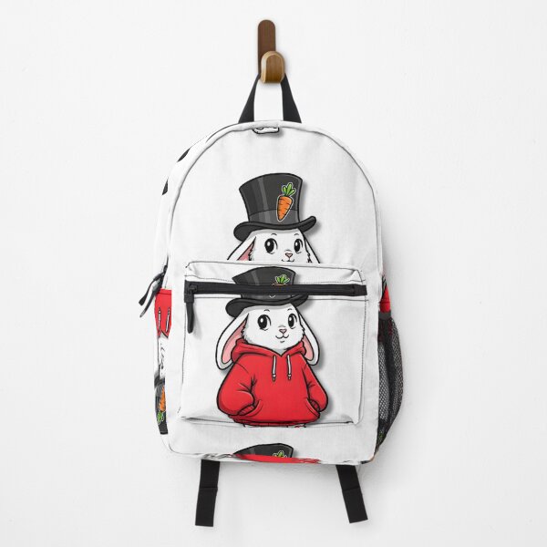 Item preview, A CUTE RABBIT WEARING A TOP HAT AND RED SWEATSHIRT designed and sold by infinitearte.