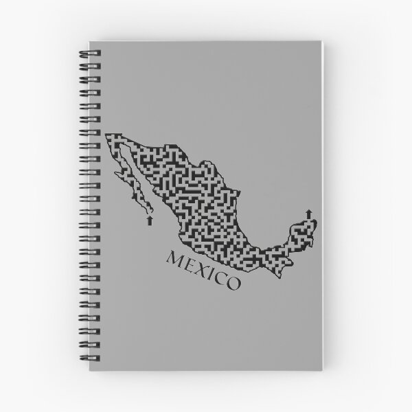 Item preview, Mexico Outline Maze & Labyrinth designed and sold by gorff.