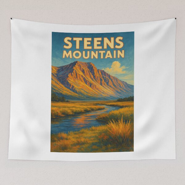 Item preview,  Eastern Face of Steens Mountain Reflecting in Wetlands designed and sold by Aryabek.