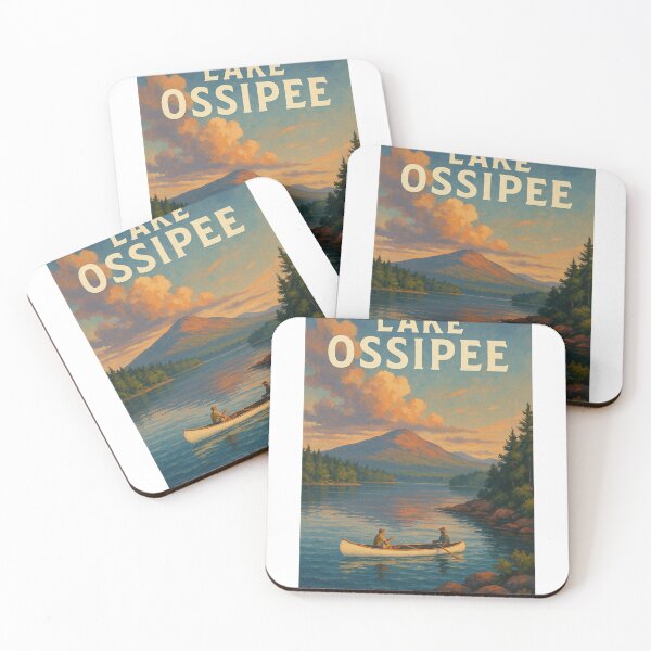 Item preview,  Canoeing at Sunset on Lake Ossipee, New Hampshire designed and sold by Aryabek.