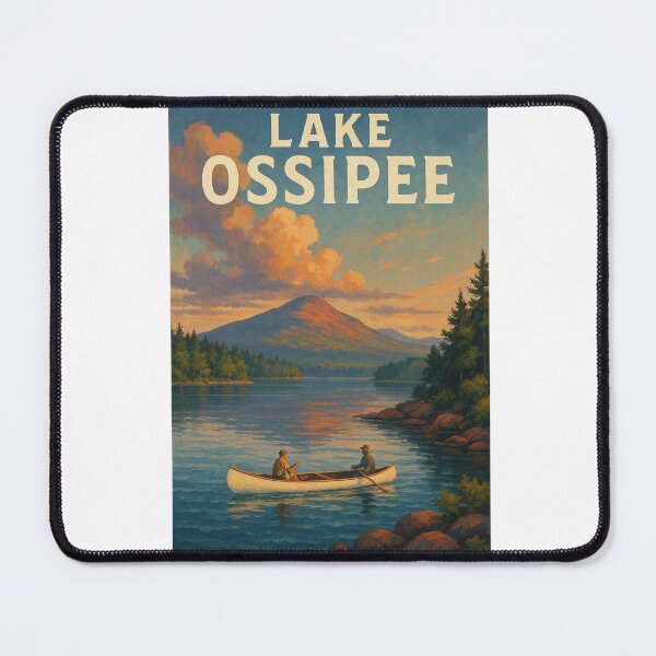 Item preview, Canoeing at Sunset on Lake Ossipee, New Hampshire designed and sold by Aryabek.