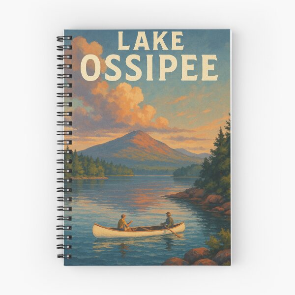 Item preview, Canoeing at Sunset on Lake Ossipee, New Hampshire designed and sold by Aryabek.