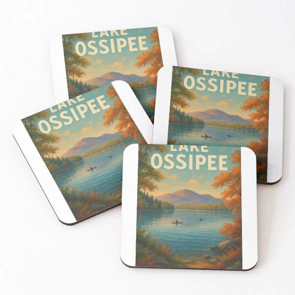 Item preview,  Autumn Canoeing on Lake Ossipee with Mountain Backdrop designed and sold by Aryabek.