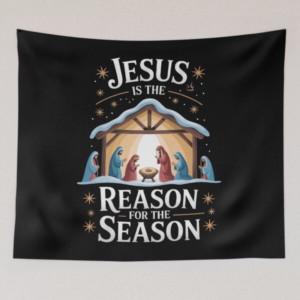 Item preview, Christmas Jesus Xmas Christian Faith designed and sold by tearbytea.