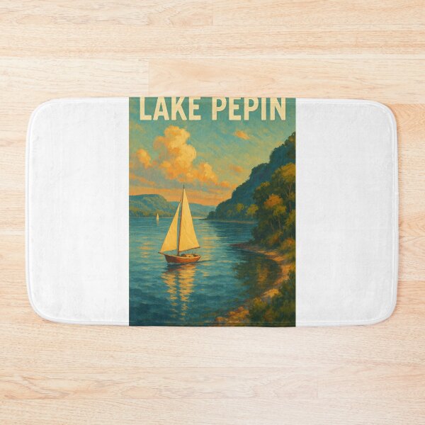 Item preview,  Sunset Sailing on Lake Pepin – Minnesota and Wisconsin Border designed and sold by Aryabek.