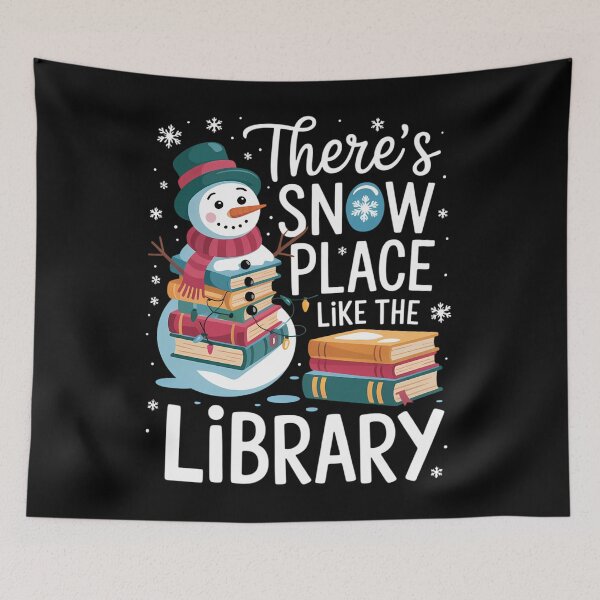 Item preview, Christmas Library Xmas Librarian designed and sold by tearbytea.