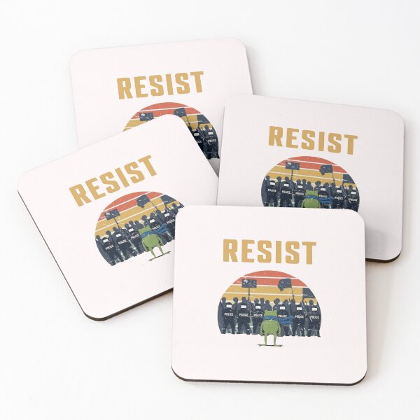 Item preview, Resist Police portland Frog Protest designed and sold by peggycantu.