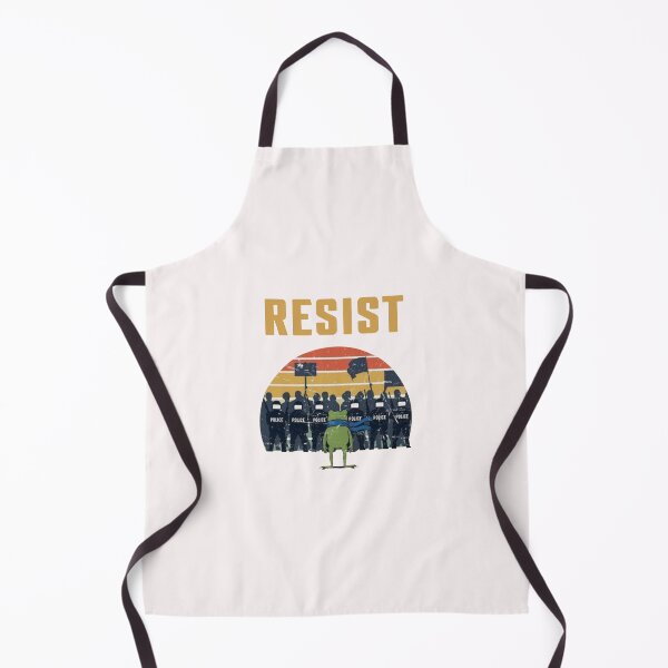 Item preview, Resist Police portland Frog Protest designed and sold by peggycantu.