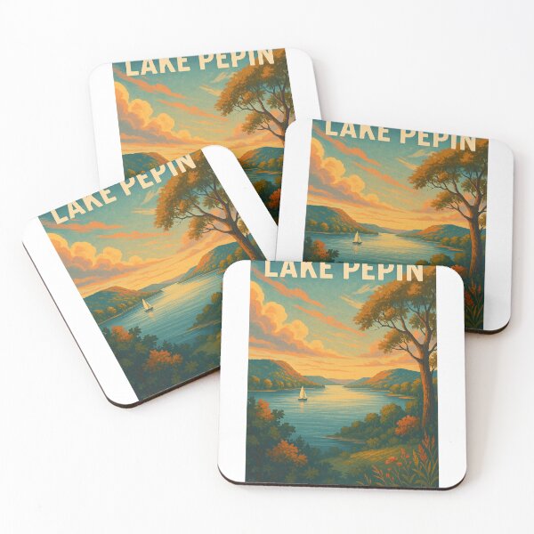 Item preview,  Lake Pepin Vista at Dusk from Bluffside Trail designed and sold by Aryabek.