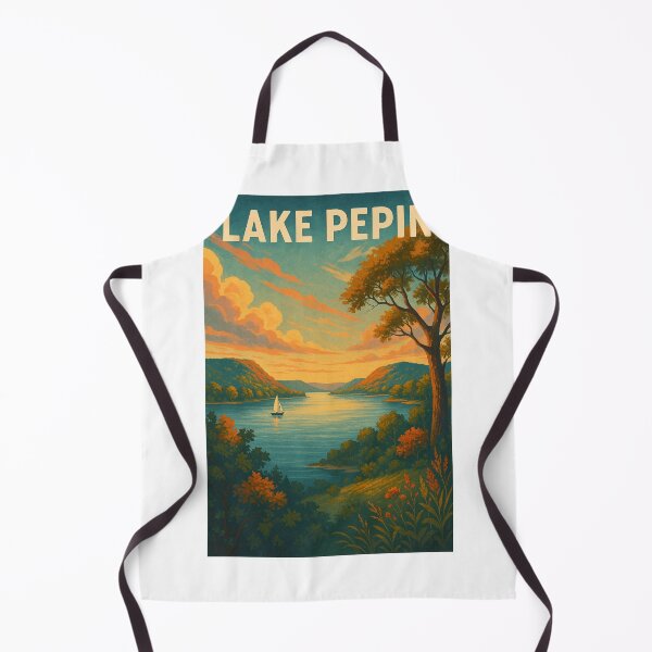 Item preview,  Lake Pepin Vista at Dusk from Bluffside Trail designed and sold by Aryabek.