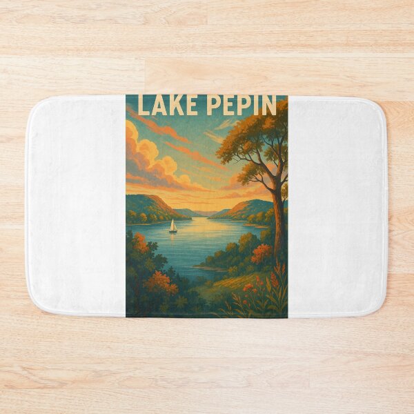 Item preview,  Lake Pepin Vista at Dusk from Bluffside Trail designed and sold by Aryabek.