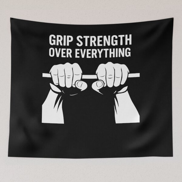 Item preview, Grip Strength Over Everything Calisthenics Gym designed and sold by LuminOrb.