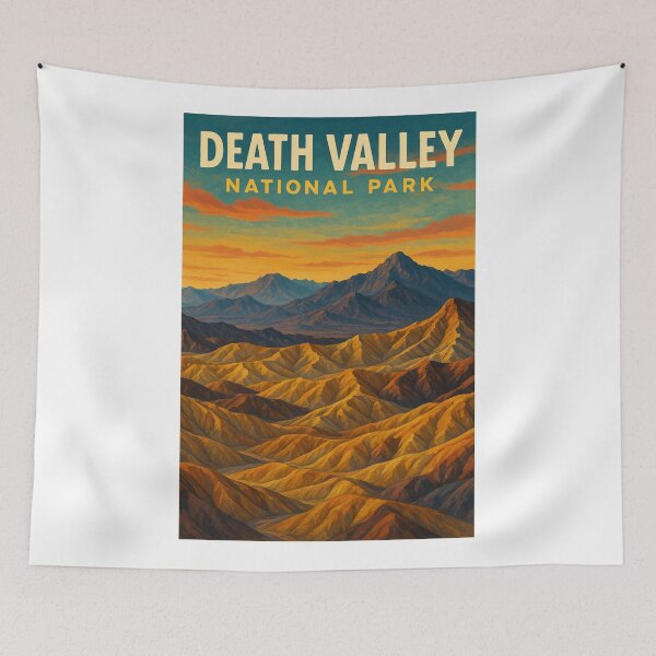 Item preview, Golden Ridges of Death Valley National Park at Sunrise designed and sold by Aryabek.