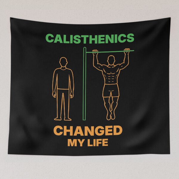 Item preview, Calisthenics Changed My Life Fitness Gym Workout designed and sold by LuminOrb.