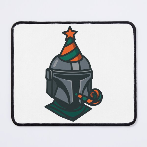 Item preview, Mando Helmet Birthday Party - Blue Orange designed and sold by retrofutured.