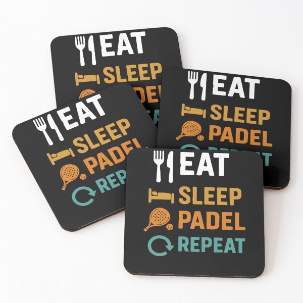 Item preview, Eat Sleep Padel Repeat Funny Sport designed and sold by LuminOrb.
