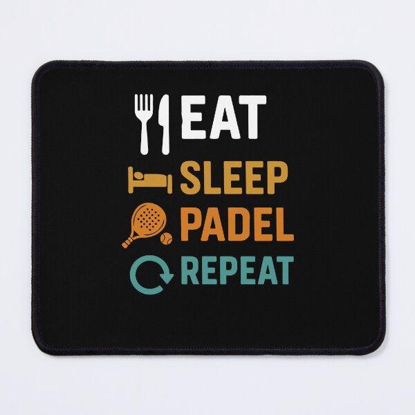 Item preview, Eat Sleep Padel Repeat Funny Sport designed and sold by LuminOrb.