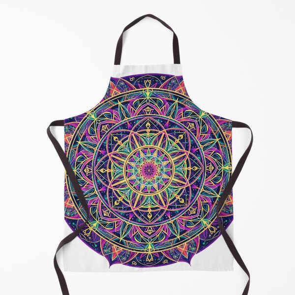 Aperçu de l'œuvre Mandala Cosmic Bloom | Art psychédélique vibrant des chakras créée et vendue par Kulpi6147.