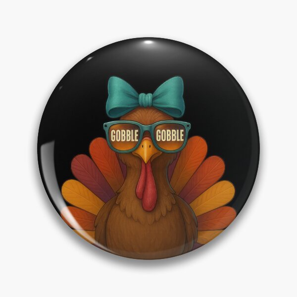 Item preview, Gobble Gobble Turkey – Cute Happy Thanksgiving Design for Kids & Toddlers designed and sold by vespira-motion.