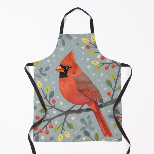 Item preview, A cute northern cardinal bird perched on a branch designed and sold by Ponted.