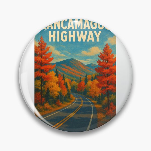 Item preview,  Kancamagus Highway Winding Through New Hampshire Mountains designed and sold by Aryabek.