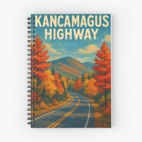 Item preview,  Kancamagus Highway Winding Through New Hampshire Mountains designed and sold by Aryabek.