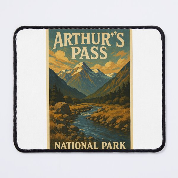 Item preview,   Arthur’s Pass National Park Stream and Southern Alps View designed and sold by Aryabek.