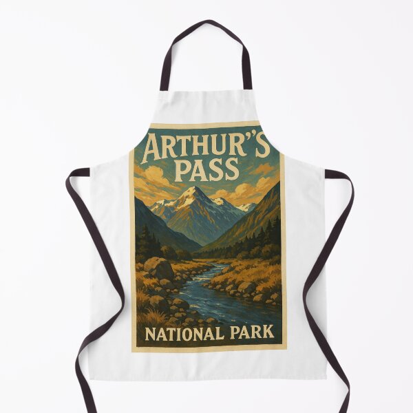 Item preview, Arthur’s Pass National Park Stream and Southern Alps View designed and sold by Aryabek.