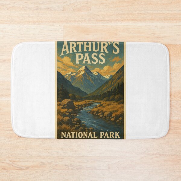 Item preview,   Arthur’s Pass National Park Stream and Southern Alps View designed and sold by Aryabek.