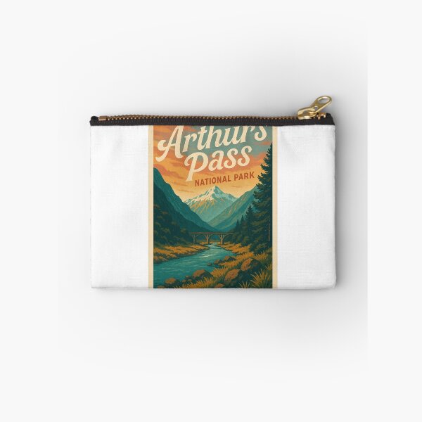 Item preview,  Arthur’s Pass Bridge and Southern Alps at Sunset designed and sold by Aryabek.