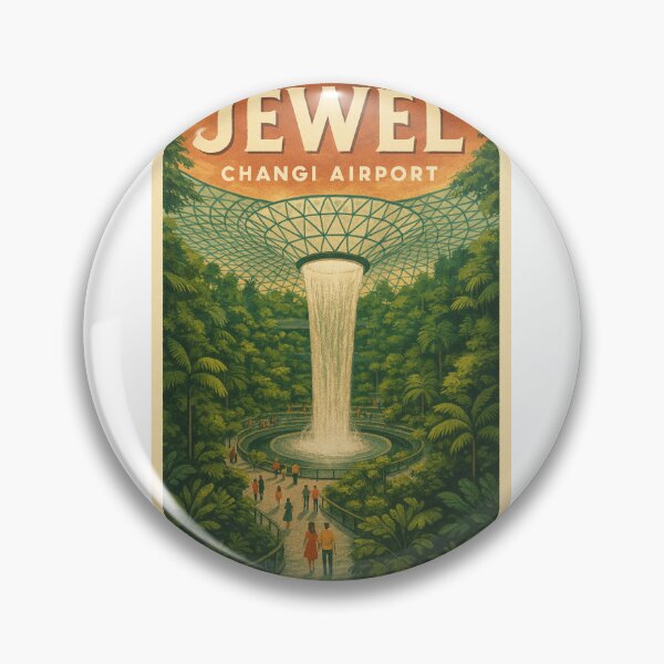 Item preview,  Jewel Changi Airport Walkway with Rain Vortex – Singapore Icon designed and sold by Aryabek.