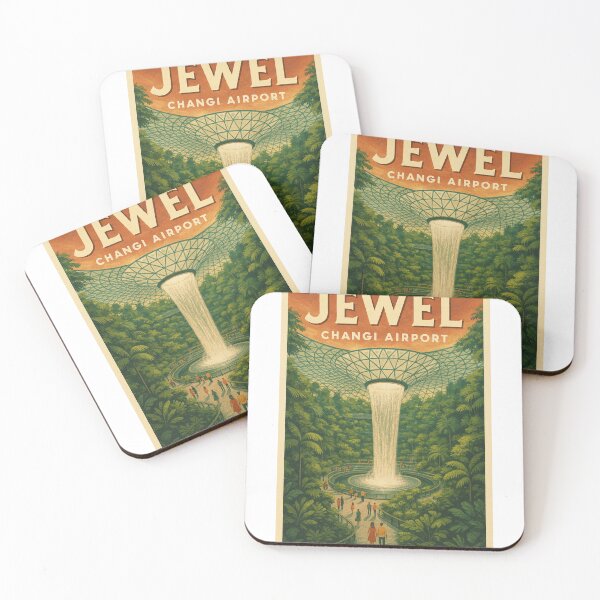 Item preview,  Jewel Changi Airport Walkway with Rain Vortex – Singapore Icon designed and sold by Aryabek.