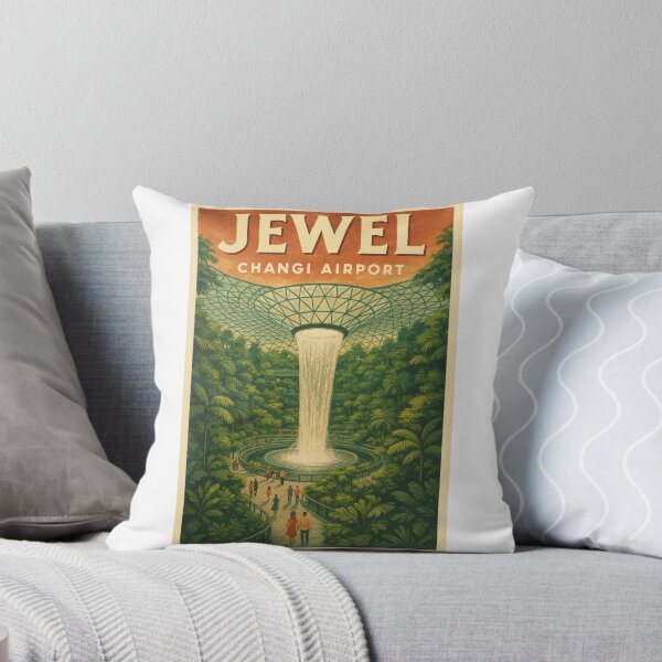 Item preview,  Jewel Changi Airport Walkway with Rain Vortex – Singapore Icon designed and sold by Aryabek.