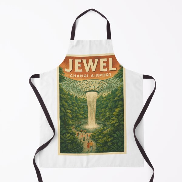 Item preview, Jewel Changi Airport Walkway with Rain Vortex – Singapore Icon designed and sold by Aryabek.