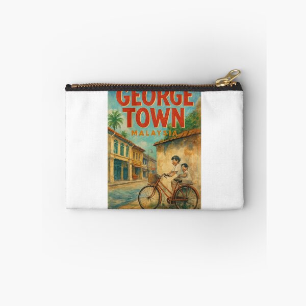 Item preview,  George Town Malaysia Street Scene with Bicycle Mural designed and sold by Aryabek.