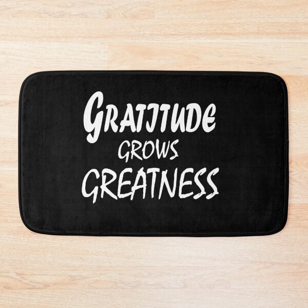Item preview, Gratitude Grows Greatness – Positive Mindset Quote Design designed and sold by ArtNestVerse.