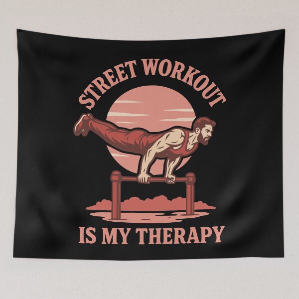 Item preview, Street Workout Therapy Calisthenics Fitness Gym designed and sold by LuminOrb.