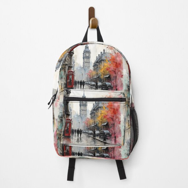 Item preview, Streets of London Water Color designed and sold by Huskyyy Designs.