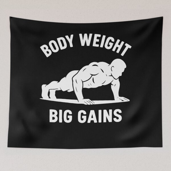 Item preview, Body Weight Big Gains Calisthenics Fitness Gym designed and sold by LuminOrb.