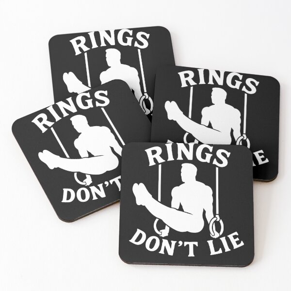 Item preview, Rings Don't Lie Calisthenics Fitness Gym Training designed and sold by LuminOrb.