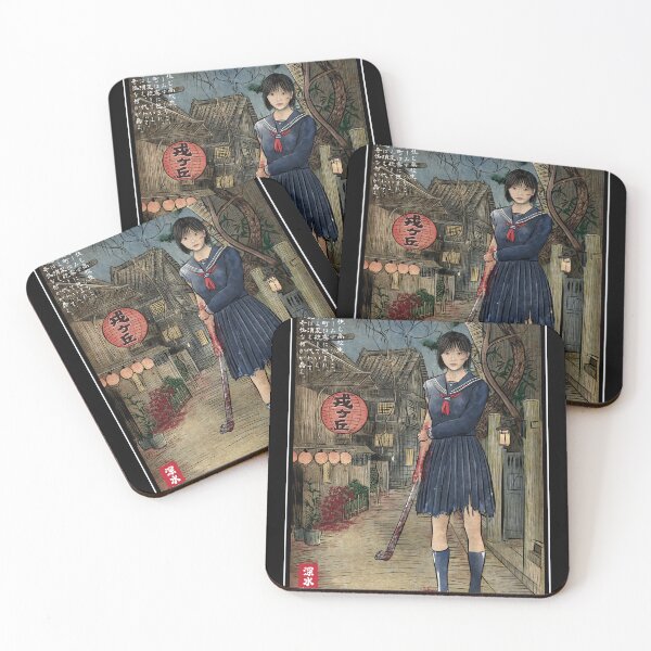 Item preview, Hinako in Japan woodblock designed and sold by zoezowie79.