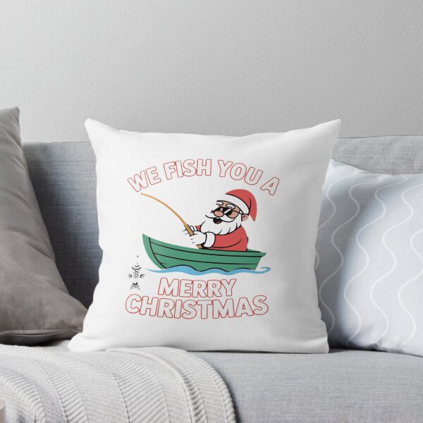 Item preview, Christmas fisherman fishing funny cool Santa Xmas designed and sold by RayArmstrong.
