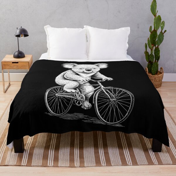 Item preview, Cycling Bicycle Koala Vintage Cyclist Funny Biker Animal designed and sold by GrandeDuc.
