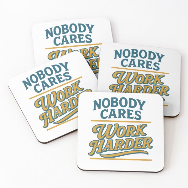 Item preview, Nobody Cares Work Harder Gym Fitness Training designed and sold by LuminOrb.
