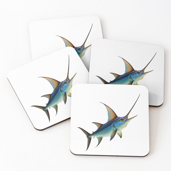 Item preview, Ferocious Giant Swordfish Attack Deep Sea Predator Design Ocean Warrior Art designed and sold by AwesomeDigiShop.