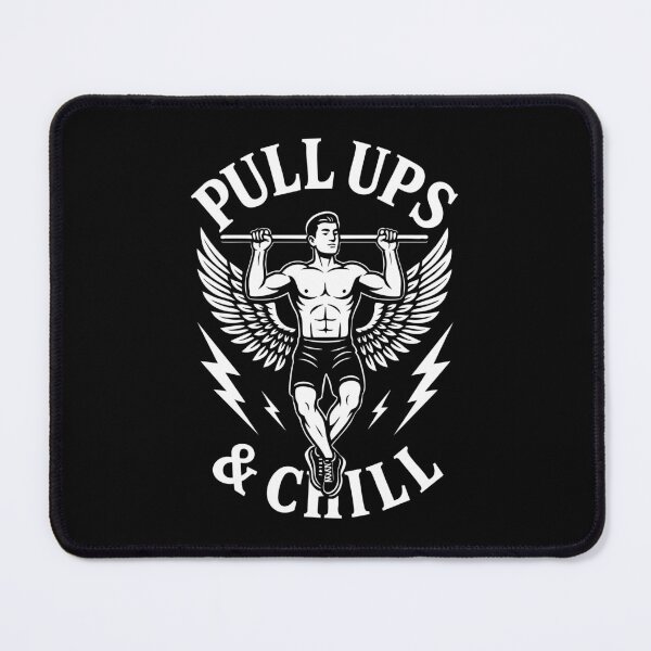 Item preview, Pull Ups & Chill Calisthenics Fitness Gym Training designed and sold by LuminOrb.