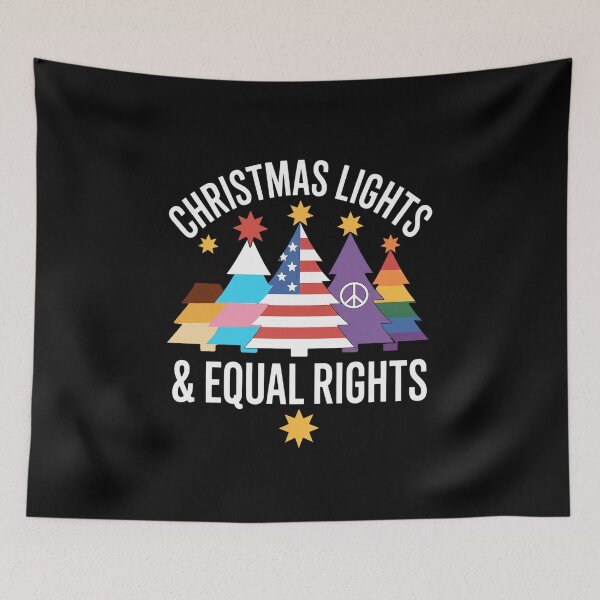 Item preview, Christmas Lights And Equal Rights LGBTQ designed and sold by VladoZork.