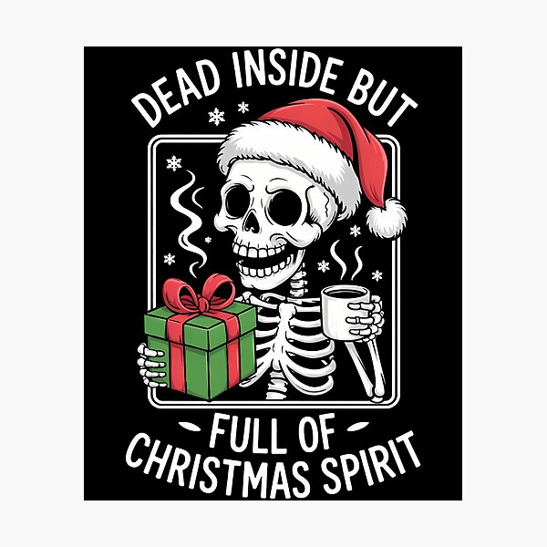 Item preview, Christmas Skeleton Xmas Funny designed and sold by LunaCrazeArt.