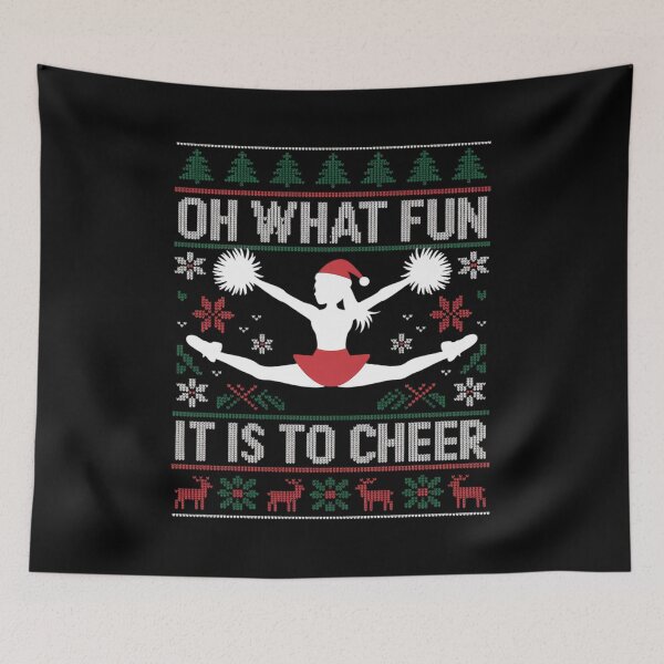 Item preview, Cheer Cheerleading Christmas Funny Xmas designed and sold by AmparoBoyle.