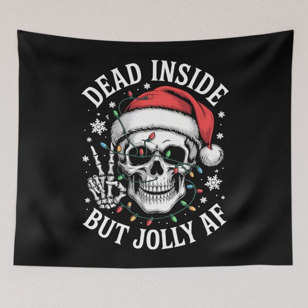Item preview, Christmas Skull Peace Xmas designed and sold by LunaCrazeArt.